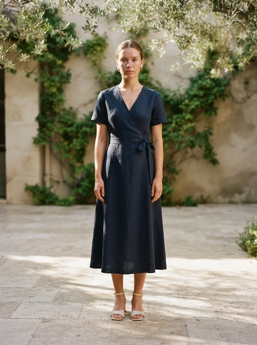 Understated Summer Linen Elegance