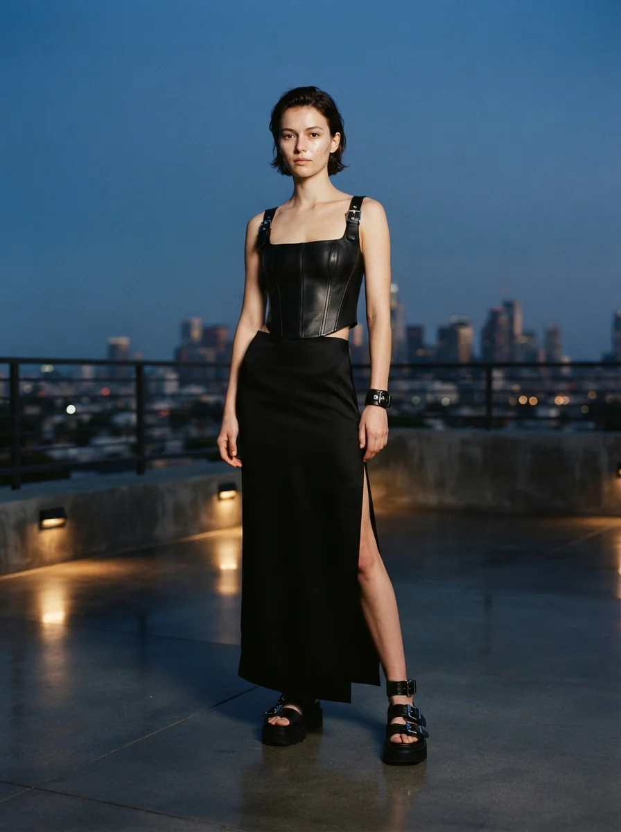 Sleek Summer Gothic Formal