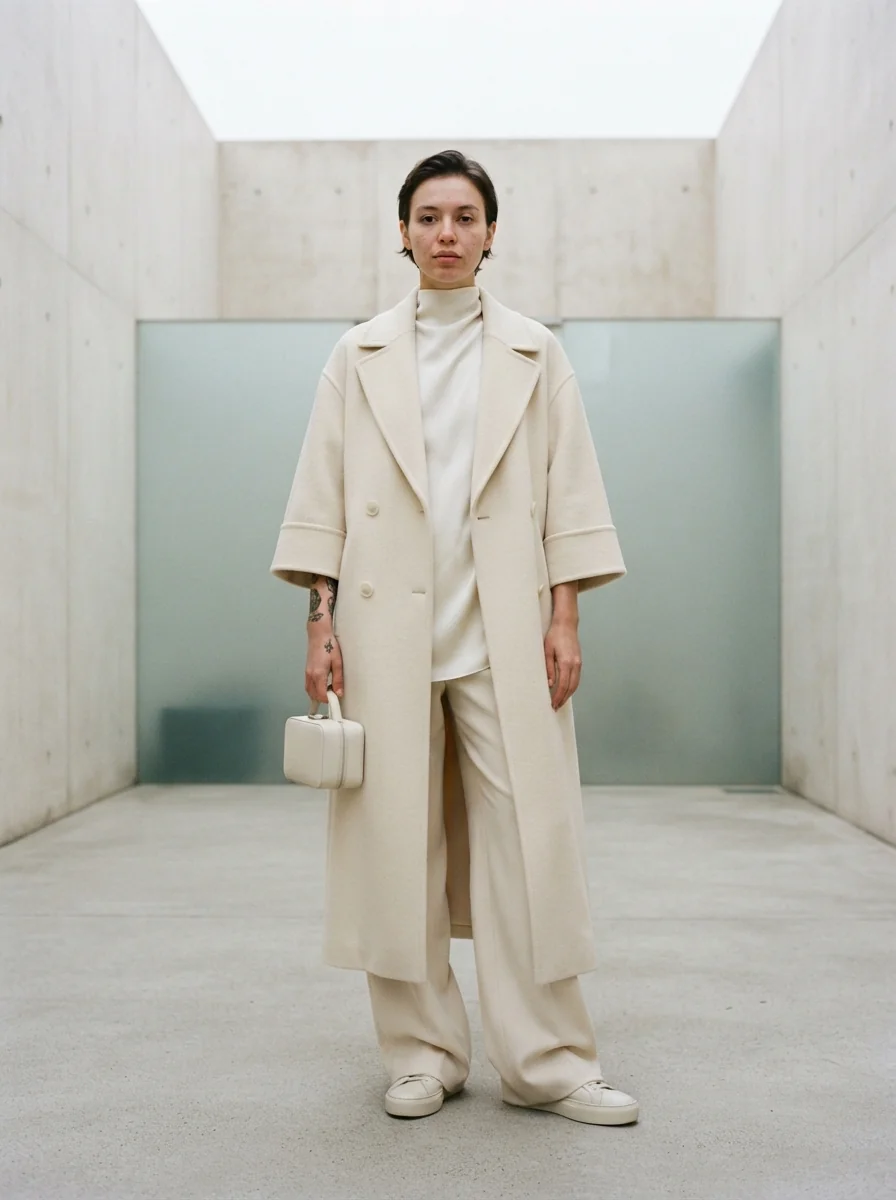 Winter Streetwear in Ivory