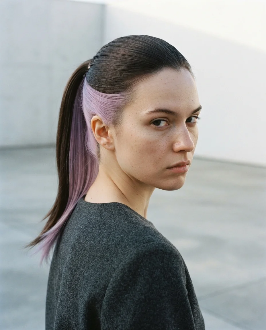 Sleek Lilac Contrast