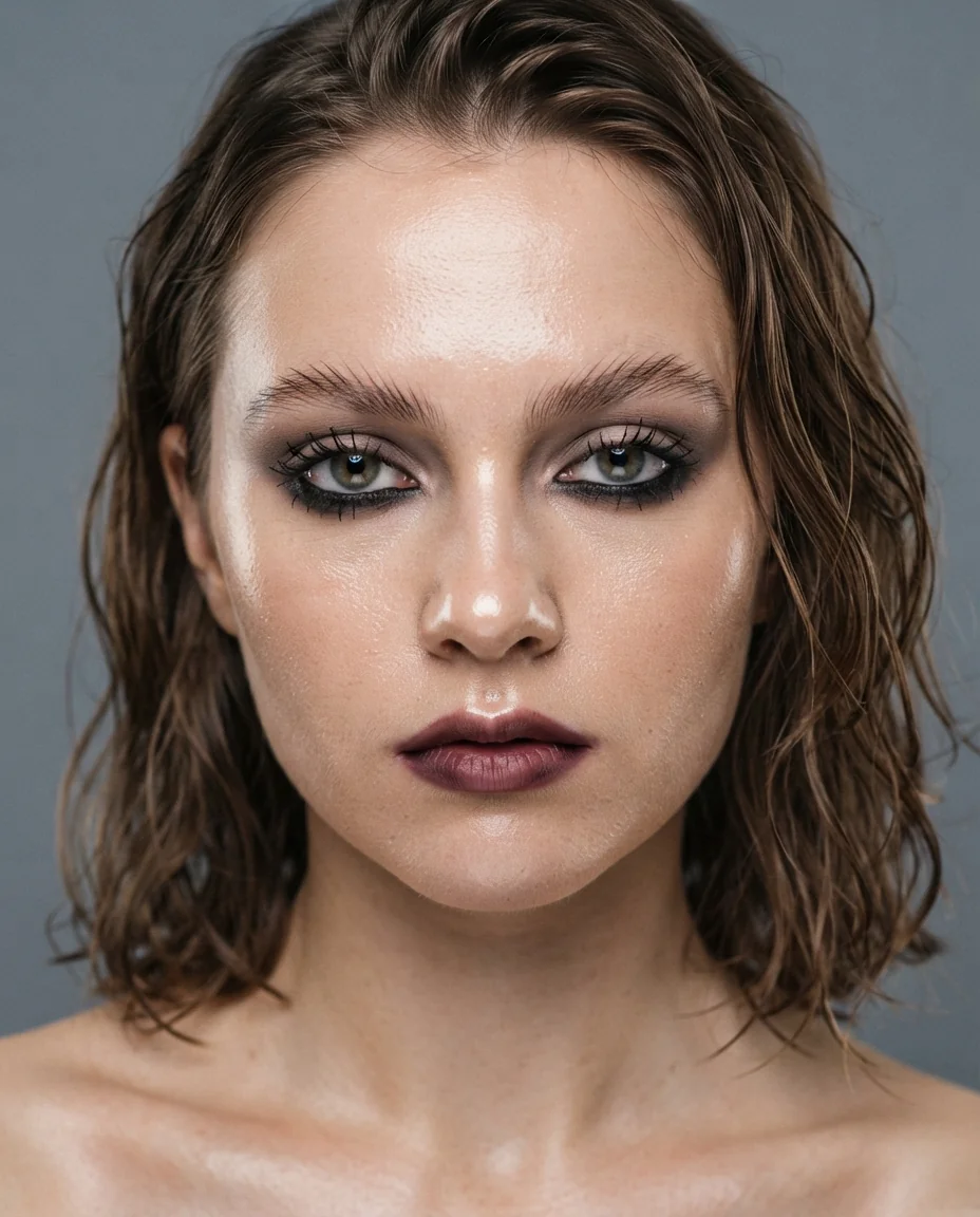 Dewy Grunge Studio Portrait