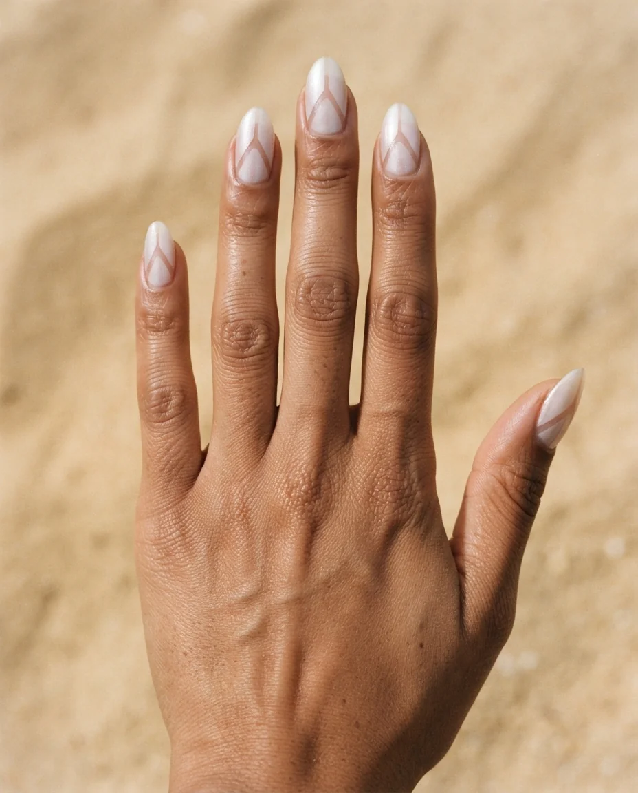 Luminous Ivory Negative Space