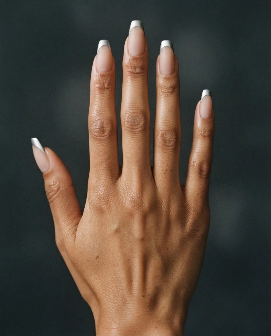 Matte Metallic Coffin French