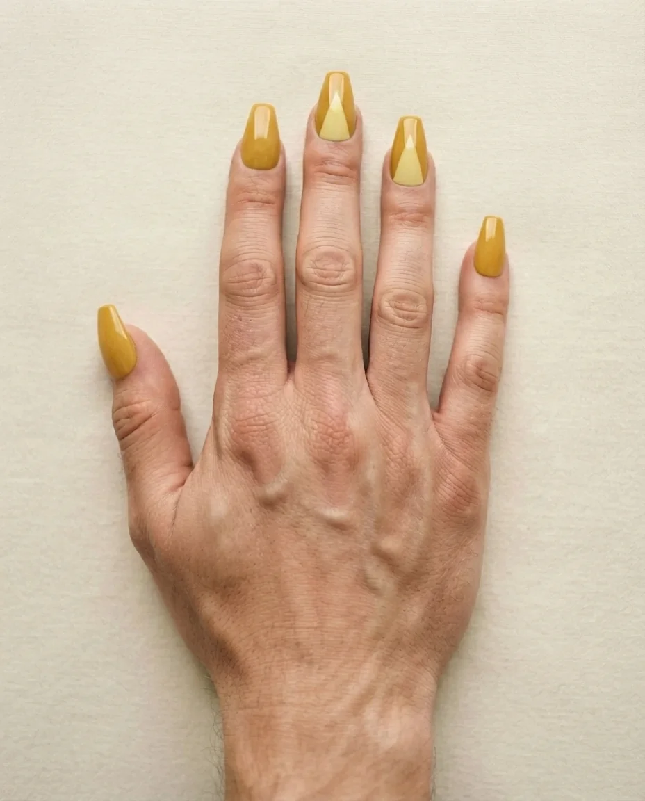 Mustard Geometric Lineage