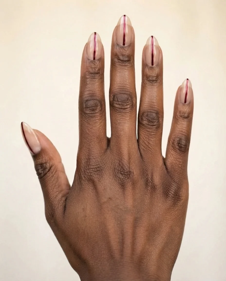 Minimalist Burgundy Chrome