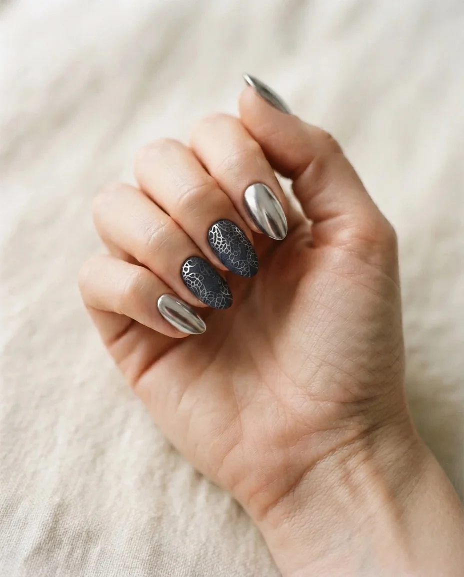 Velvet Chrome Lace