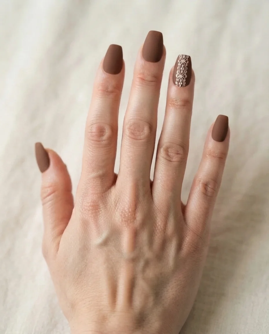 Matte Cocoa Lace