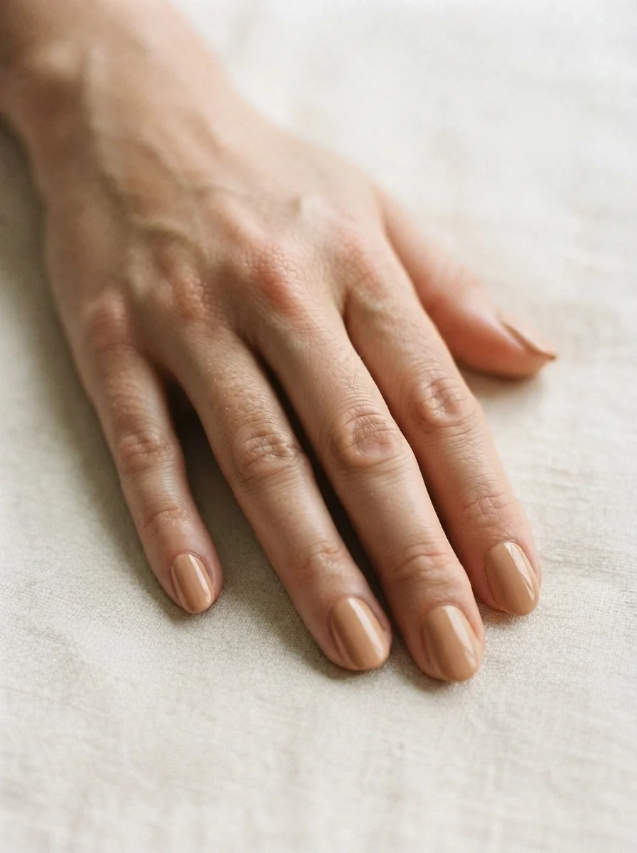 Warm nude oval