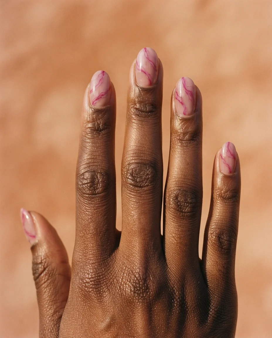 Polished Pink Quartz Swirl