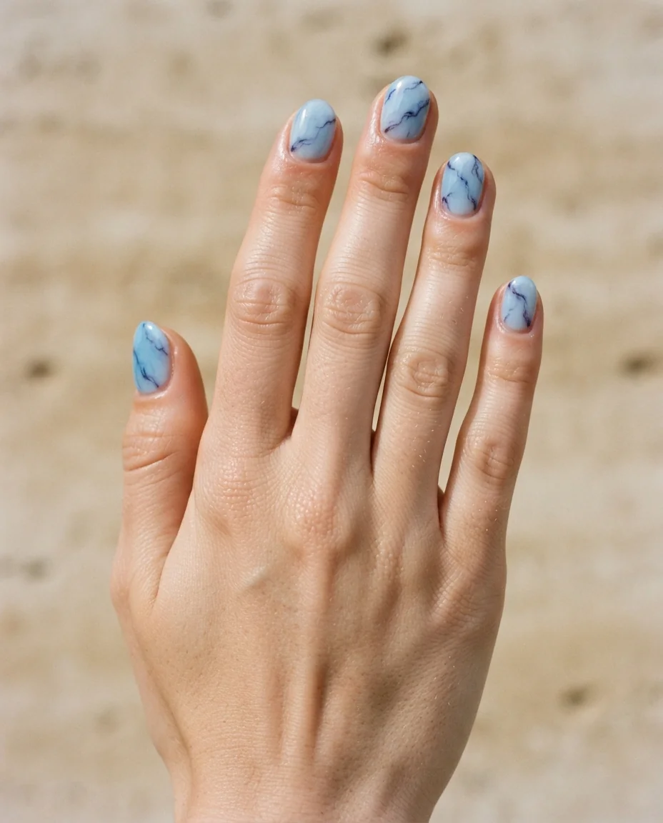 Translucent Indigo Marble