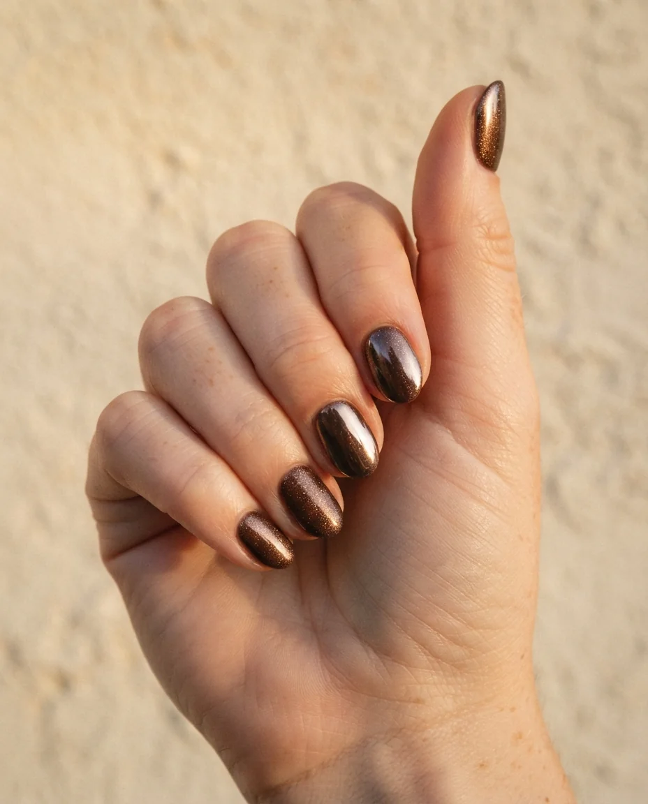 Metallic Chocolate Chrome Shine