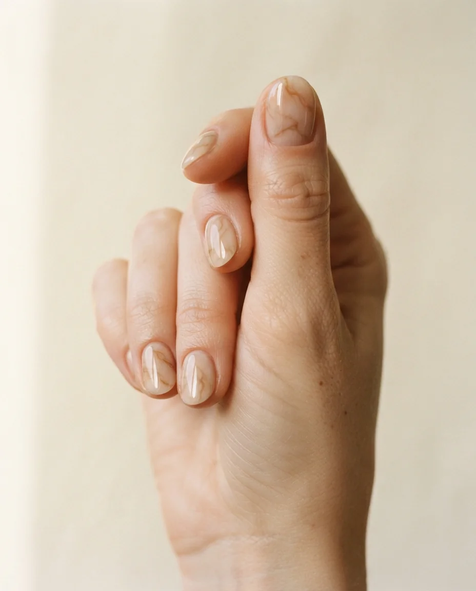 Barely There Caramel Marble