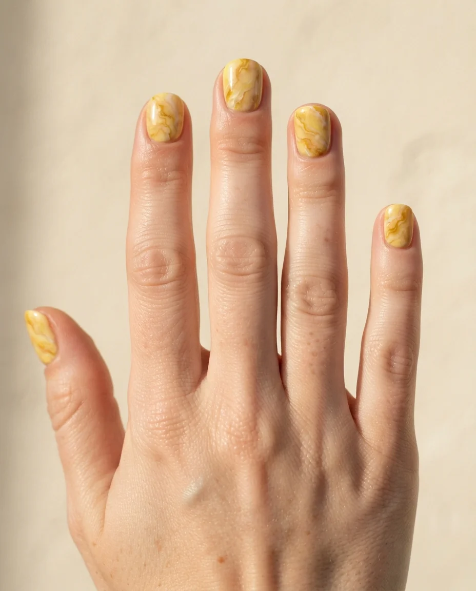 Butter and Mustard Marble