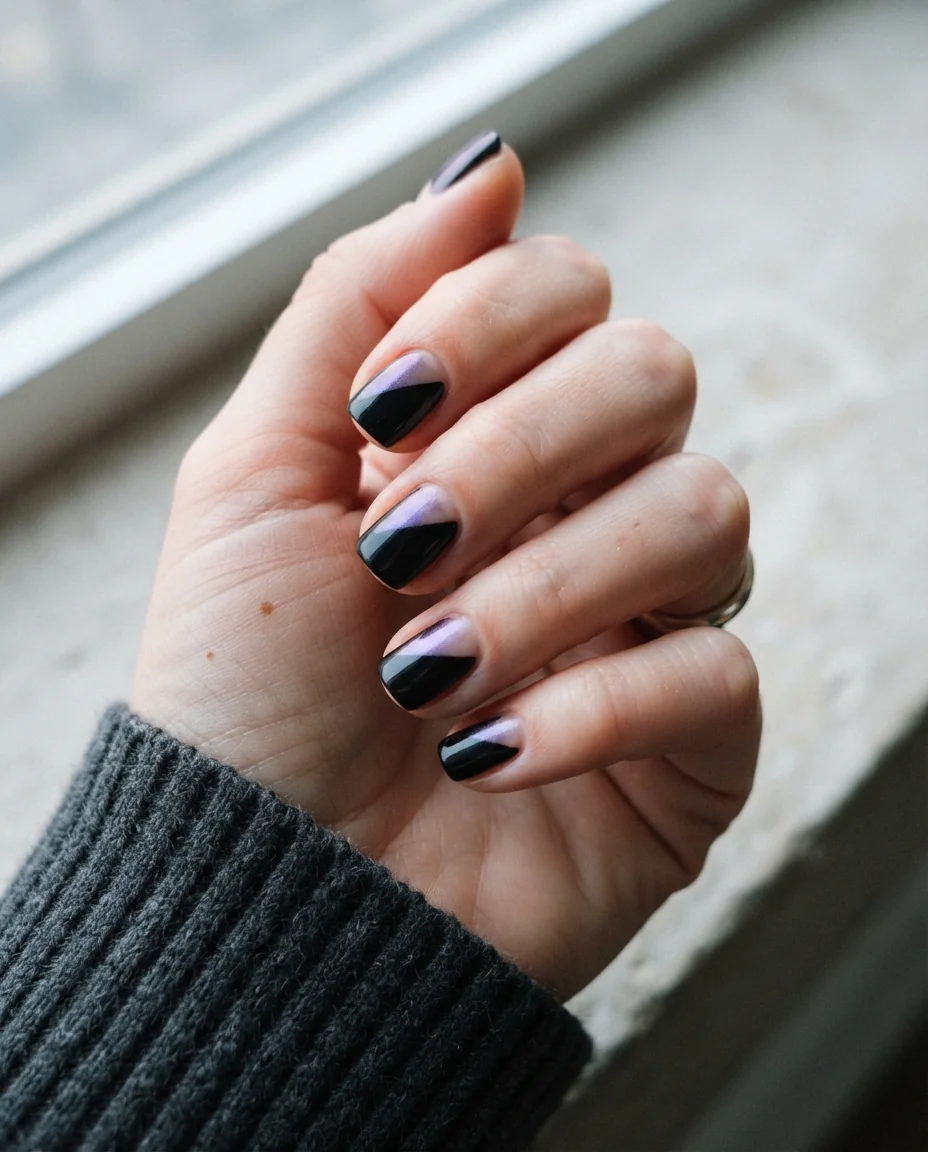 Midnight Shimmer Negative Space