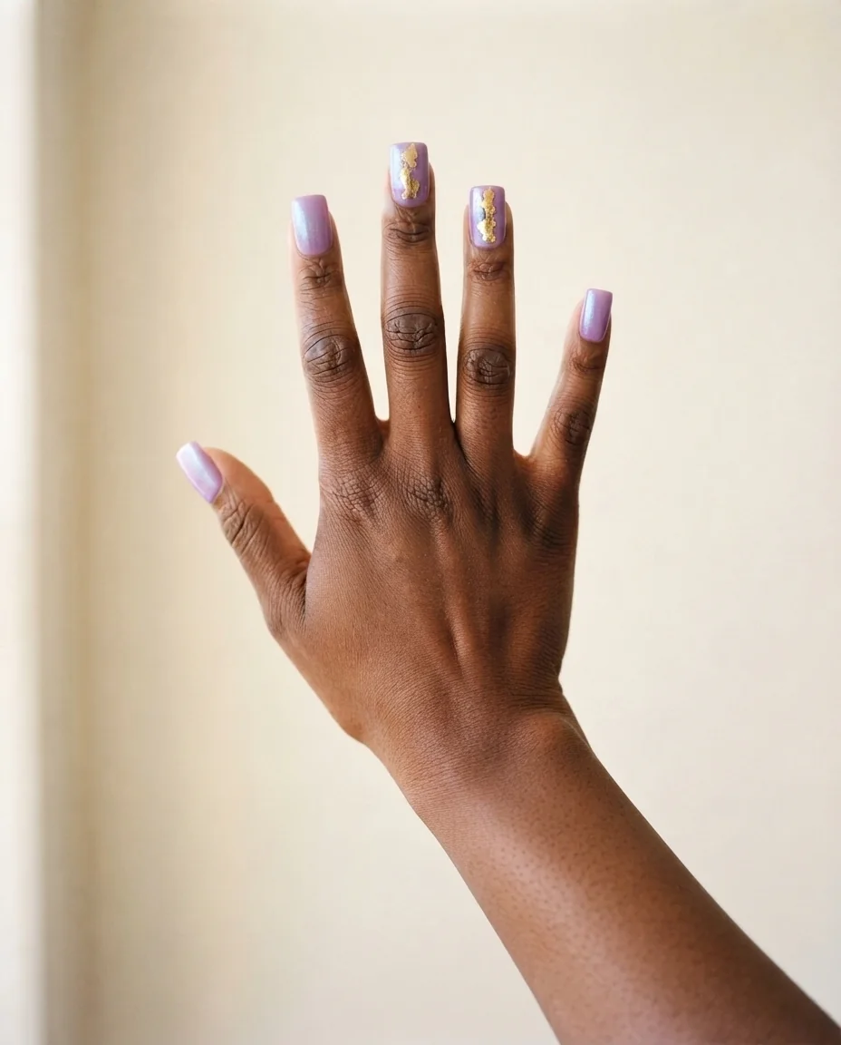 Pearlescent Lavender Gold
