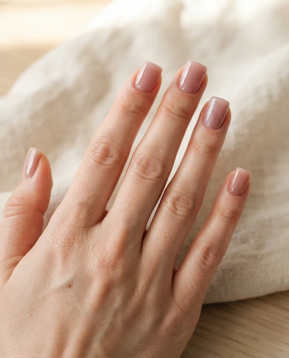 Translucent Rose and Fine Shimmer