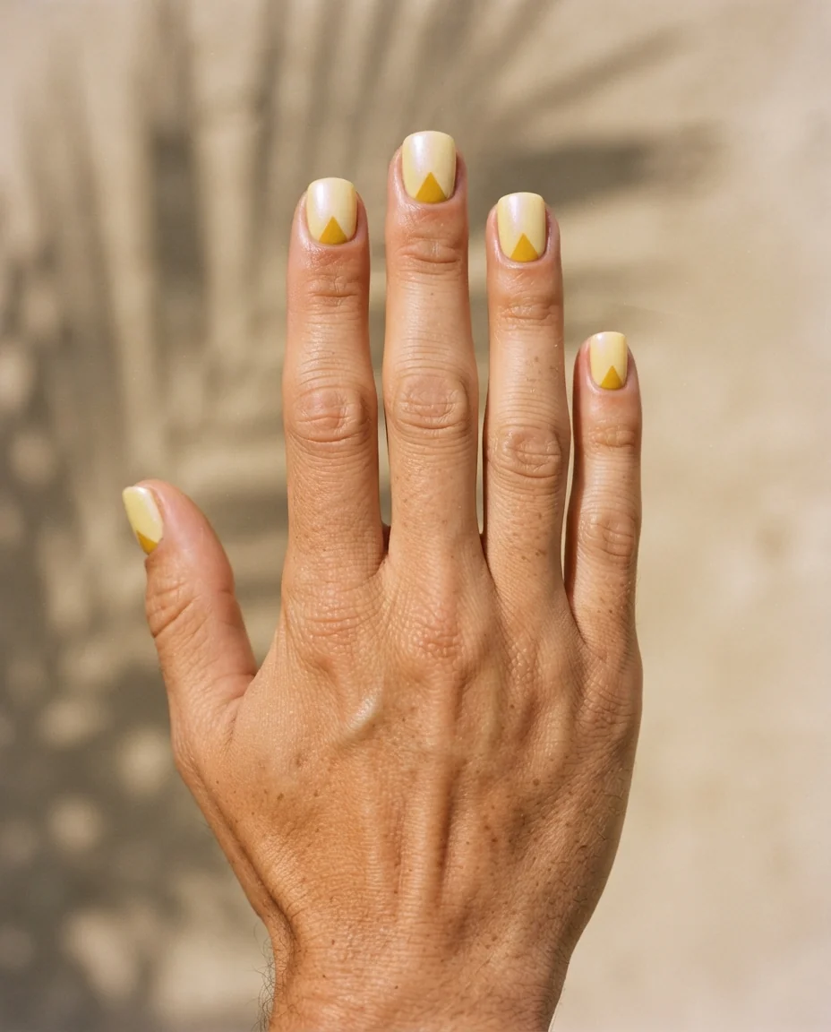 Sun-Drenched Geometric Shimmer
