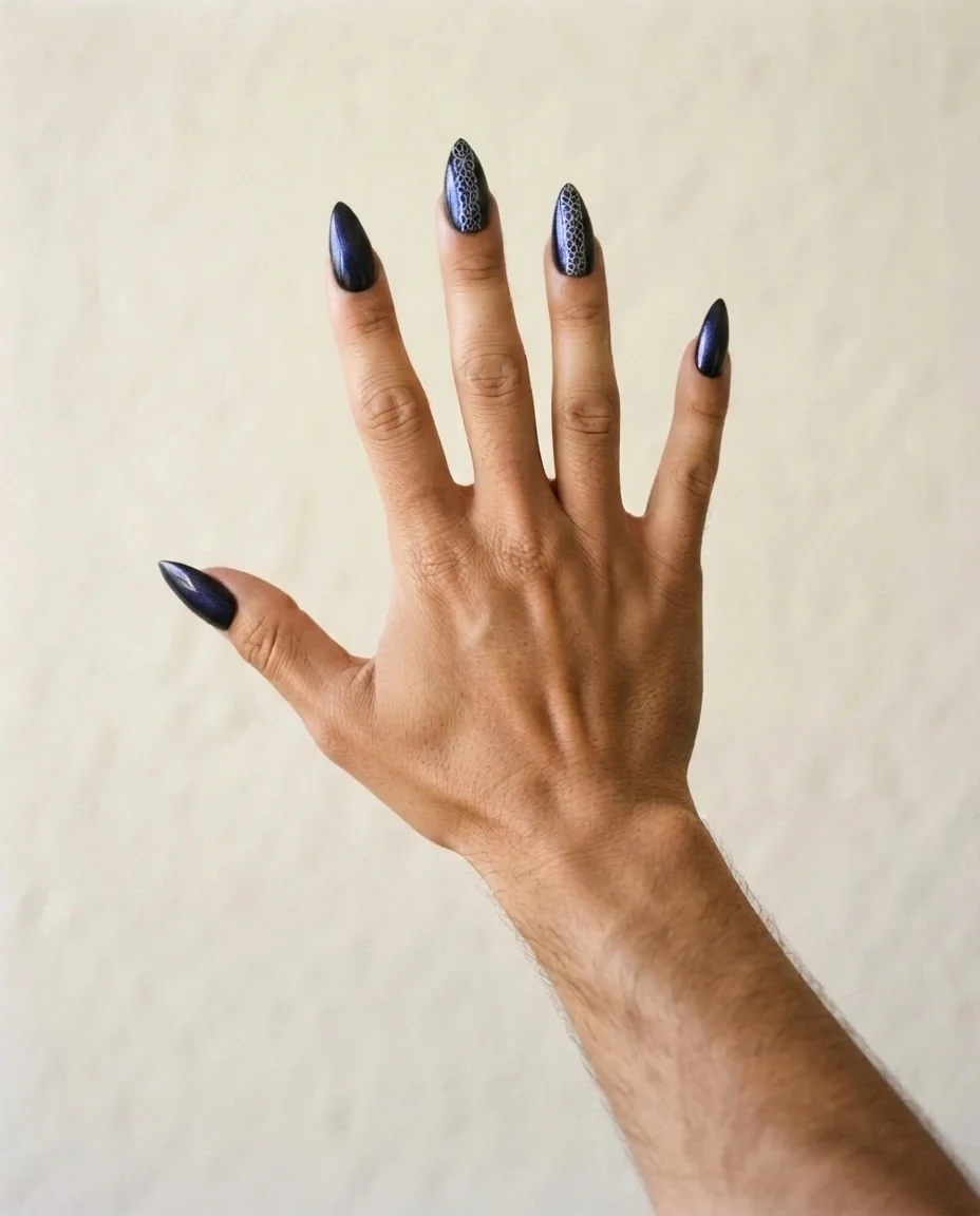 Midnight Shimmer Lace