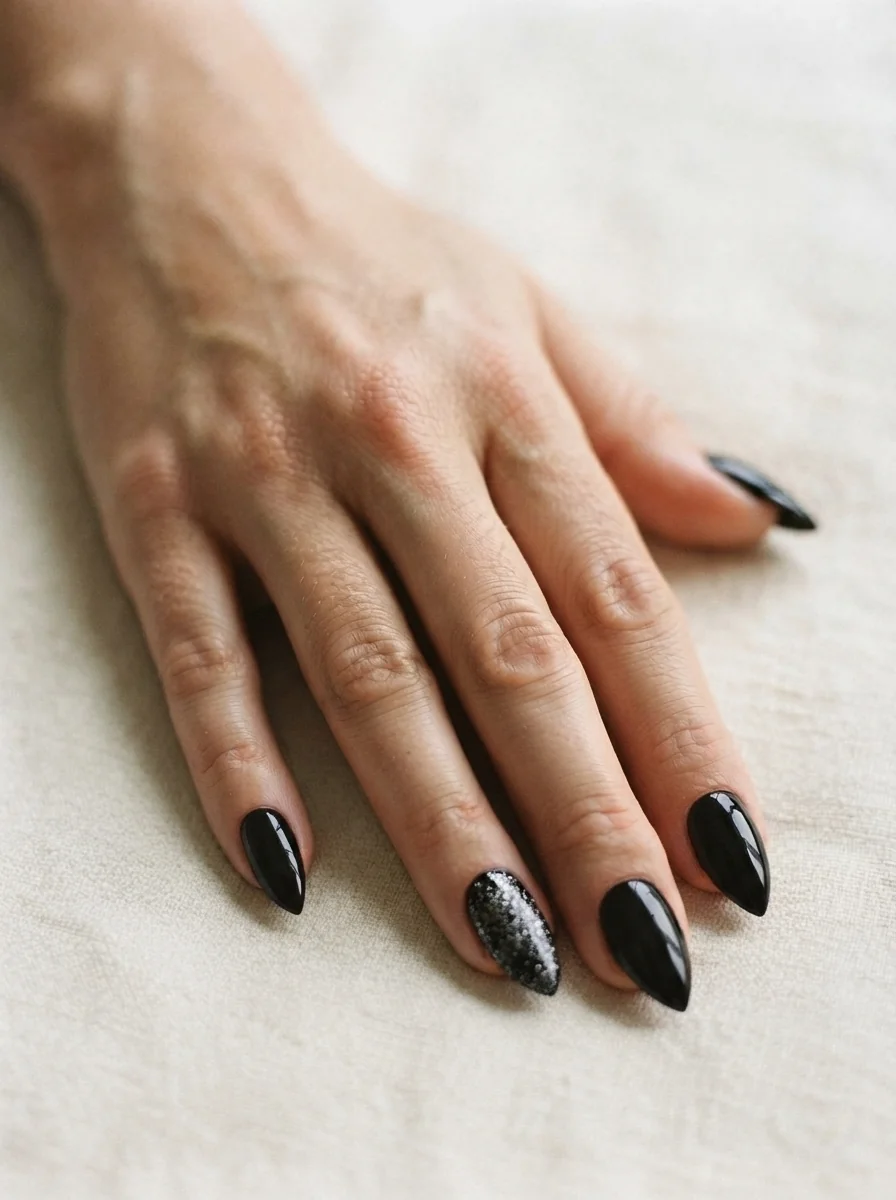 Black stiletto