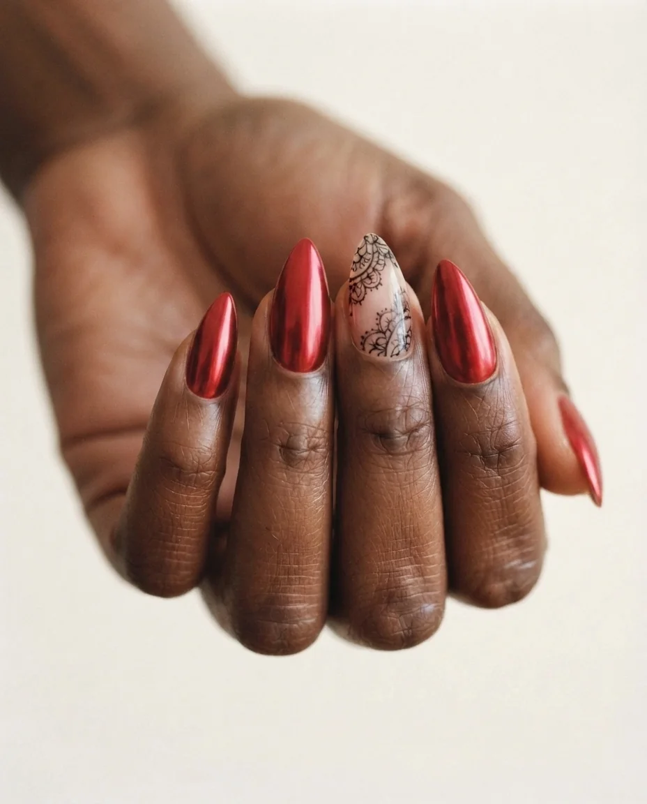 Cherry Chrome Lace