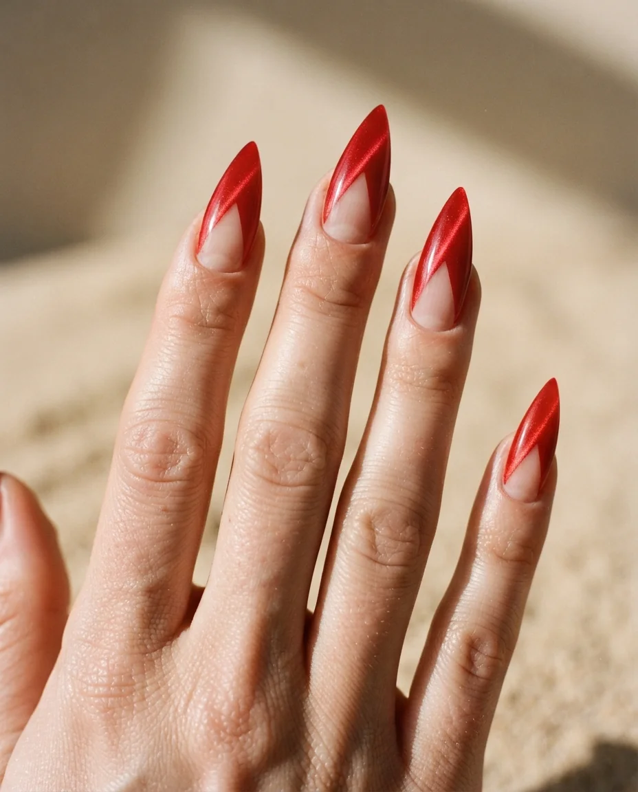 Scarlet Magnetic Negative Space