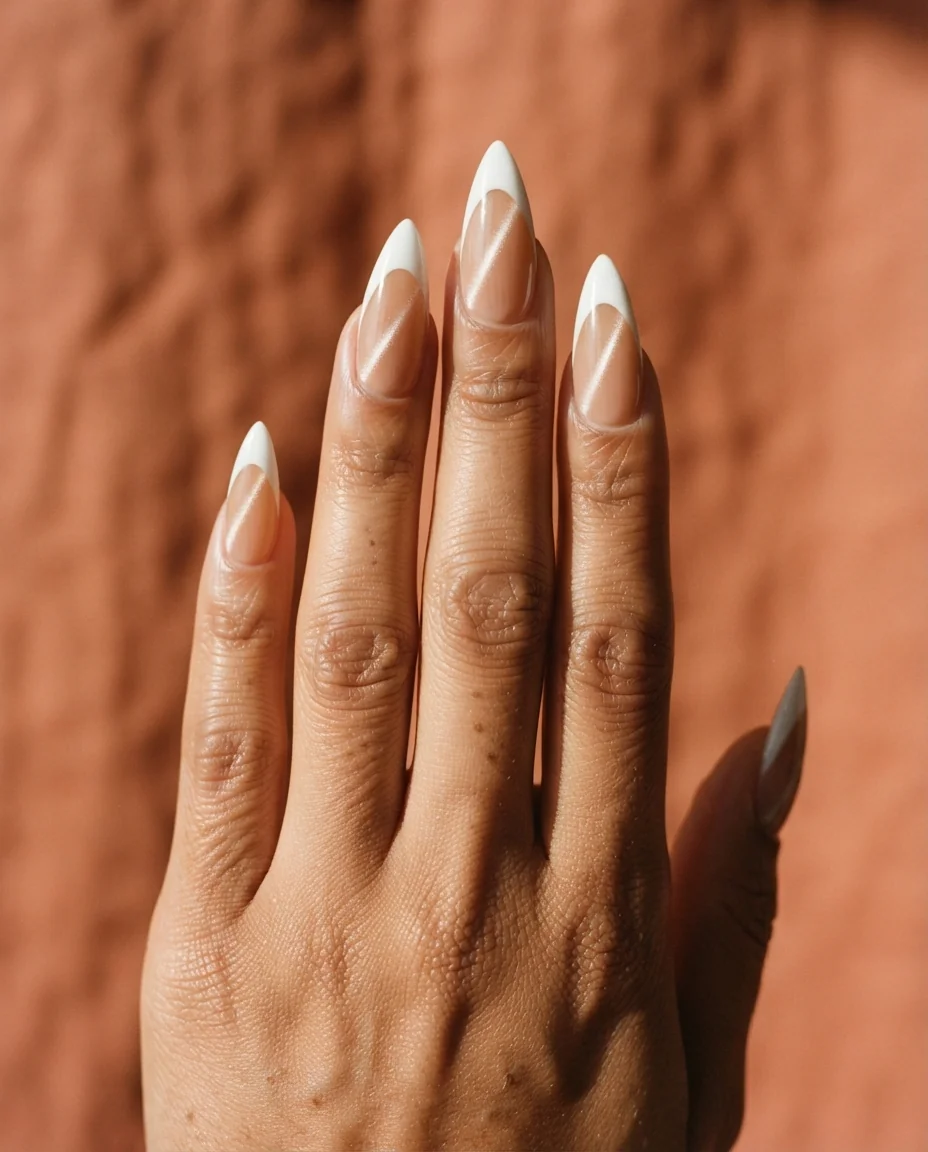 The Magnetic White Stiletto