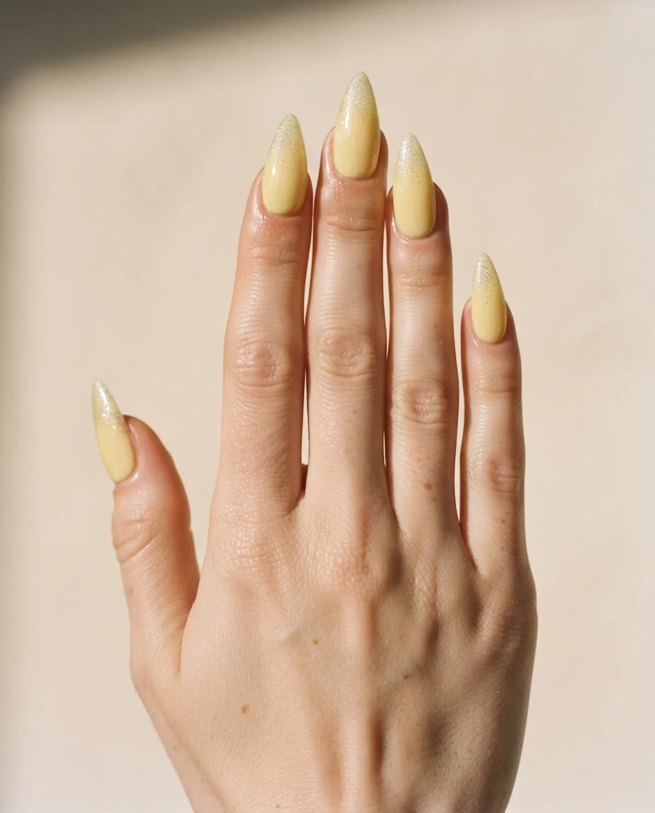 Buttercream Shimmer Stiletto
