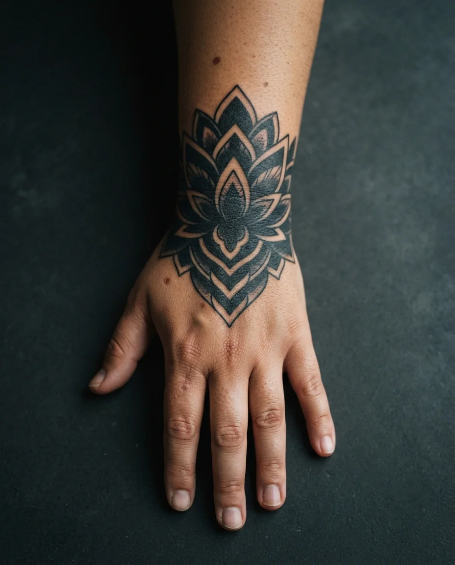 Shattered Geometry Hand Sleeve