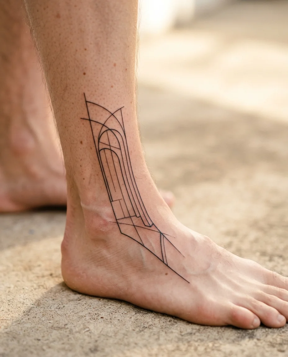 The Linear Ankle Meridian