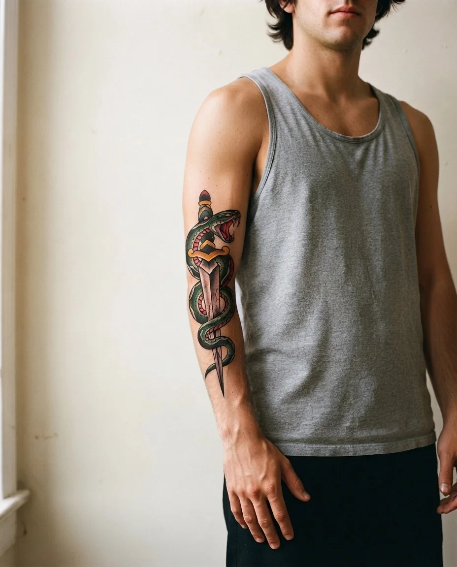 Traditional Snake Dagger