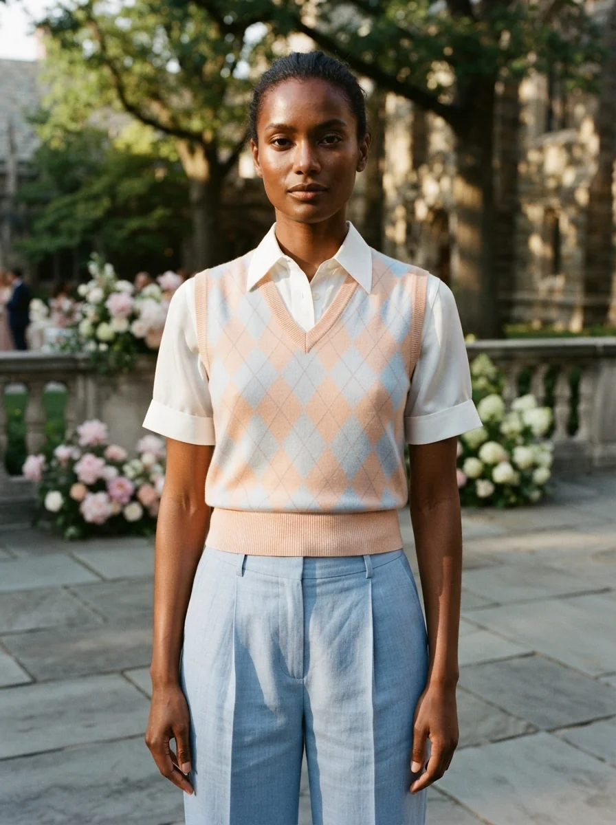 Varsity Pastel Garden Romance